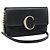 Chloé Borsa a tracolla con catena Chloe in pelle nera e oro Auth gh2335A Nero