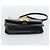 Chloé Borsa a tracolla con catena Chloe in pelle nera e oro Auth gh2335A Nero - vista 5