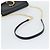Chloé Borsa a tracolla con catena Chloe in pelle nera e oro Auth gh2335A Nero - vista 7