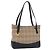 Borsa Tote Burberrys Nova Check Canvas Beige Gold Auth bs36452 D'oro