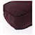 Pouch PRADA Nylon Bordeaux Silver Auth 192546A Argento Bordò - vista 15