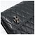 Chrome Hearts Wave4 3-Snap Quilted Long Wallet Leather Black Auth 193427SM Nero Argento - vista 17