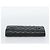 Chrome Hearts Wave4 3-Snap Quilted Long Wallet Leather Black Auth 193427SM Nero Argento - vista 5