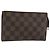 LOUIS VUITTON Damier Ebene Marais Pouch LV Auth hk4003
