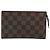 LOUIS VUITTON Damier Ebene Marais Pouch LV Auth hk4003 - vista 13