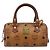 Bolso de mano MCM Vicetos Logogram PVC Leather 2way White Gold Auth 195202 Blanco Dorado - vista 13