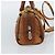 Bolso de mano MCM Vicetos Logogram PVC Leather 2way White Gold Auth 195202 Blanco Dorado - vista 3