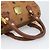 Bolso de mano MCM Vicetos Logogram PVC Leather 2way White Gold Auth 195202 Blanco Dorado - vista 6
