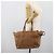Céline CELINE Luggage Micro Shopper Hand Bag Leather Brown Gold Auth 194891 Marrone D'oro - vista 23