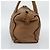 Céline CELINE Luggage Micro Shopper Hand Bag Leather Brown Gold Auth 194891 Marrone D'oro - vista 4