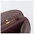 Borsa a tracolla CARTIER Must Line in pelle Bordeaux Gold Auth BA14172 - vista 12