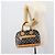 Borsa a mano LOUIS VUITTON Monogram Multicolor Alma Nero M92646 LV Auth ka5470A - vista 21