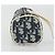 Pouch Christian Dior Trotter PVC Pelle Blu Bianco Auth 194167 - vista 4