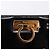 Borsa a tracolla Salvatore Ferragamo Gancini Chain Patent Black Gold Auth ka5550A - vista 10