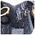 Borsa a tracolla Salvatore Ferragamo Gancini Chain Patent Black Gold Auth ka5550A - vista 17