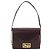 Céline Borsa a tracolla CELINE in pelle Bordeaux Gold Auth bs36605 D'oro Bordò - vista 13