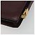 Céline Borsa a tracolla CELINE in pelle Bordeaux Gold Auth bs36605 D'oro Bordò - vista 15