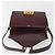 Céline Borsa a tracolla CELINE in pelle Bordeaux Gold Auth bs36605 D'oro Bordò - vista 18