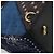 Borsa Puzzle LOEWE x Studio Ghibli BORO Blue Frog Soot Sprites Blue Auth 167492SM Marrone - vista 20