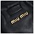 Borsa Tote Miu Miu con Fiocco Laterale in Pelle Nera e Oro RR1312 Auth am12103SAM Nero D'oro - vista 17