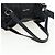 Borsa Tote Miu Miu con Fiocco Laterale in Pelle Nera e Oro RR1312 Auth am12103SAM Nero D'oro - vista 7