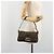 Borsa a tracolla FENDI Zucca Canvas Mamma Baguette Marrone Nero Auth 193422V - vista 25