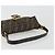 Borsa a tracolla FENDI Zucca Canvas Mamma Baguette Marrone Nero Auth 193422V - vista 7