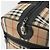 Borsa Boston Burberrys Nova Check Canvas Beige Black Auth ep15288 Nero - vista 11