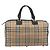 Borsa Boston Burberrys Nova Check Canvas Beige Black Auth ep15288 Nero - vista 2