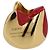 LOEWE x Studio Ghibli Howl's Moving Castle Dice Calcifer Charm Auth 167487SM D'oro - vista 3