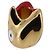 LOEWE x Studio Ghibli Howl's Moving Castle Dice Calcifer Charm Auth 167487SM D'oro - vista 4