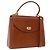 Borsa a mano BALLY in pelle marrone e oro autentica 192529 D'oro