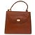 Borsa a mano BALLY in pelle marrone e oro autentica 192529 D'oro - vista 13