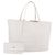 GOYARD Herringbone Saint Louis GM Tote Bag PVC Weiß Auth 194163