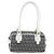 FENDI Zucchino Canvas Handtasche Navy Silver Auth 193898A Silber Marineblau - Ansicht 13