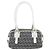 FENDI Zucchino Canvas Handtasche Navy Silver Auth 193898A Silber Marineblau - Ansicht 2