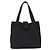 Sac Cabas CHANEL Nylon Noir Or CC Auth 192486A Doré - vue 13