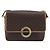 Céline Borsa a tracolla circolare CELINE Macadam Canvas PVC Pelle Marrone Oro Auth 194756 D'oro - vista 13