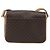Céline Borsa a tracolla circolare CELINE Macadam Canvas PVC Pelle Marrone Oro Auth 194756 D'oro - vista 2