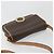 Céline Borsa a tracolla circolare CELINE Macadam Canvas PVC Pelle Marrone Oro Auth 194756 D'oro - vista 6