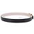 Cintura Salvatore Ferragamo Gancini in pelle nera e oro Auth BA14708A Nero - vista 4