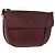 Borsa a tracolla CARTIER Must Line in pelle Bordeaux tono oro Auth gh2231