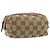 Bolso GUCCI GG Canvas Beige Silver 245947 Auth 191986 Plata