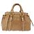 Borsa a mano Miu Miu Vitellolux in pelle 2way Beige Gold Auth bs36678V D'oro - vista 13