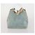 Céline CELINE Macadam Canvas Clutch Bag PVC Suede 4 Set Brown Beige blue Auth 191147 Marrone - vista 20