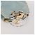 Céline CELINE Macadam Canvas Clutch Bag PVC Suede 4 Set Brown Beige blue Auth 191147 Marrone - vista 23