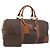 Céline Borsa Boston CELINE Macadam PVC Pelle Marrone Tono Oro Auth ep15333