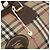 Borsa Boston Burberrys Nova Check Canvas Beige Gold Auth 191914 D'oro - vista 10