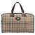Borsa Boston Burberrys Nova Check Canvas Beige Gold Auth 191914 D'oro - vista 13
