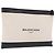 BALENCIAGA Navy Clip M Clutch Bag Canvas White Black 373834 Auth ka5572